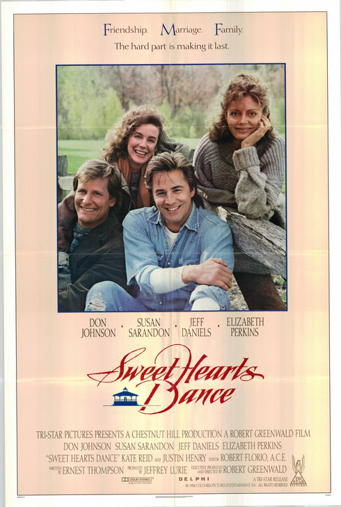 sweethearts dance 1988 one sheet poster folded